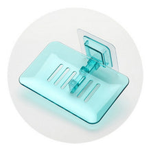 Load image into Gallery viewer, Bathroom Shower Soap Dishes Drain Sponge Holder Wall Mounted Storage Rack Soap Box Organizer Container