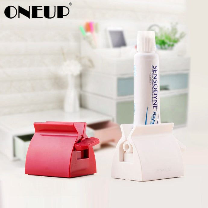 ONEUP Rolling Toothpaste Squeezer Tube Toothpaste Squeezer Dispenser Easy Creative Tooth Paste Holder Bathroom Accessories Sets