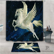 Load image into Gallery viewer, Custom Horse (1) Waterproof Shower Curtain  Doormat Home Bath Bathroom  Polyester Fabric Multi Sizes#2019-01-12-202